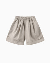 Gray Cuffed Shorts